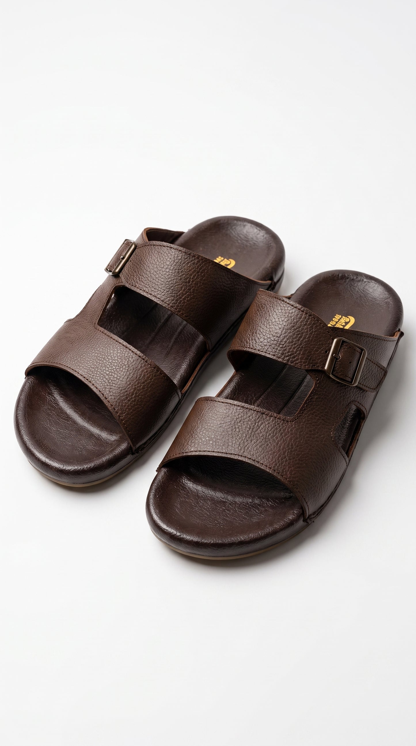 Bakhtar Royal Leather Buckle Sandal, The Art of Leather