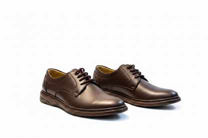 Premium Brown Derby Shoes Editorial